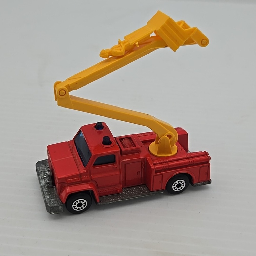 Vintage 1977‎ Matchbox Lesney Superfast 13 Snorkel Red Fire Engine NEAR MINT
